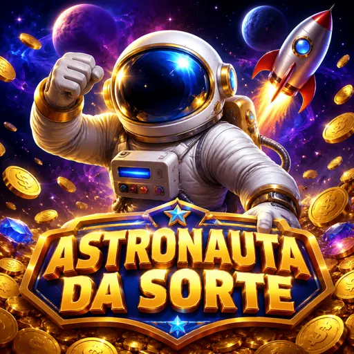 Capa do jogo Spaceman, com o astronauta subindo na trajetória do multiplicador